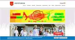 Desktop Screenshot of kisudvarnok.sk